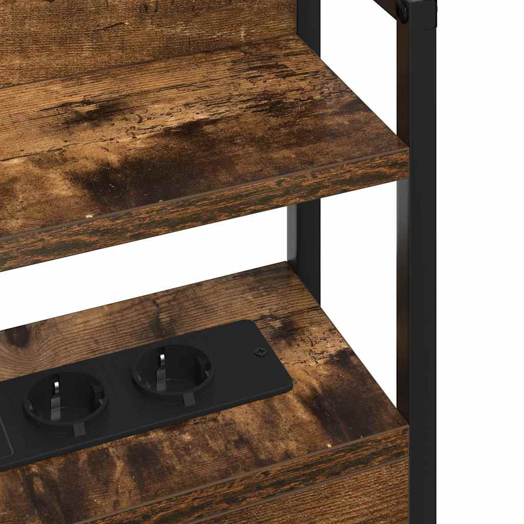 vidaXL Κεφαλάρι Αποθήκης Καπνιστή δρυς 75 cm Επεξεργασμένο ξύλο