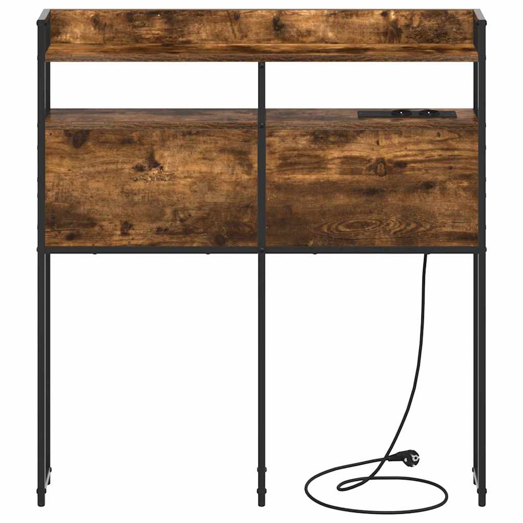 vidaXL Κεφαλάρι Αποθήκης Καπνιστή δρυς 75 cm Επεξεργασμένο ξύλο