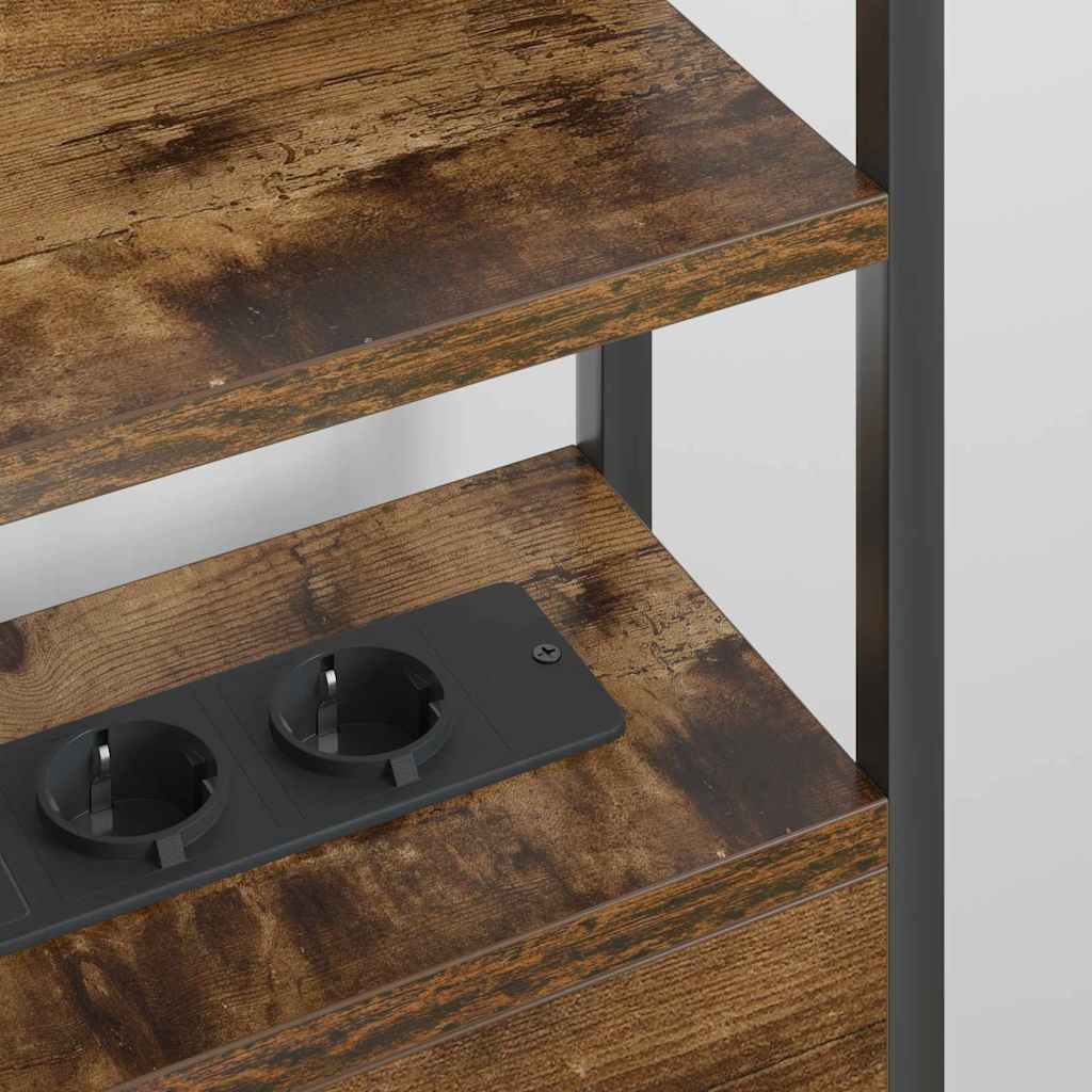 vidaXL Κεφαλάρι Αποθήκης Καπνιστή δρυς 150 cm Επεξεργασμένο ξύλο