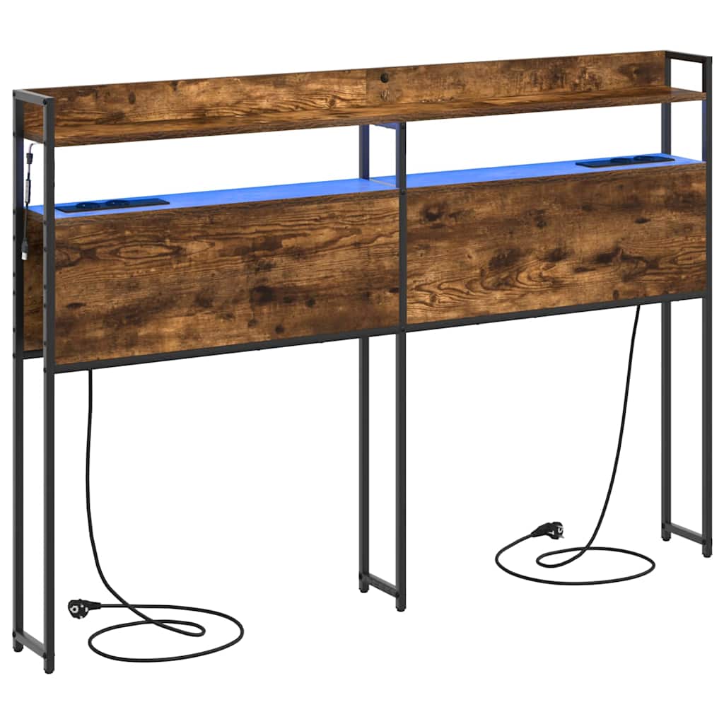 vidaXL Κεφαλάρι Αποθήκης Καπνιστή δρυς 150 cm Επεξεργασμένο ξύλο