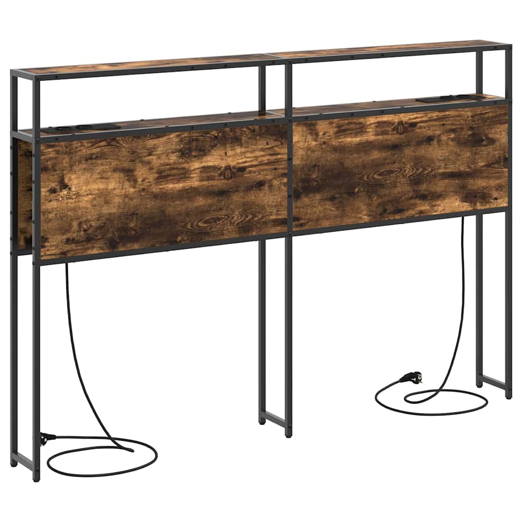 vidaXL Κεφαλάρι Αποθήκης Καπνιστή δρυς 150 cm Επεξεργασμένο ξύλο