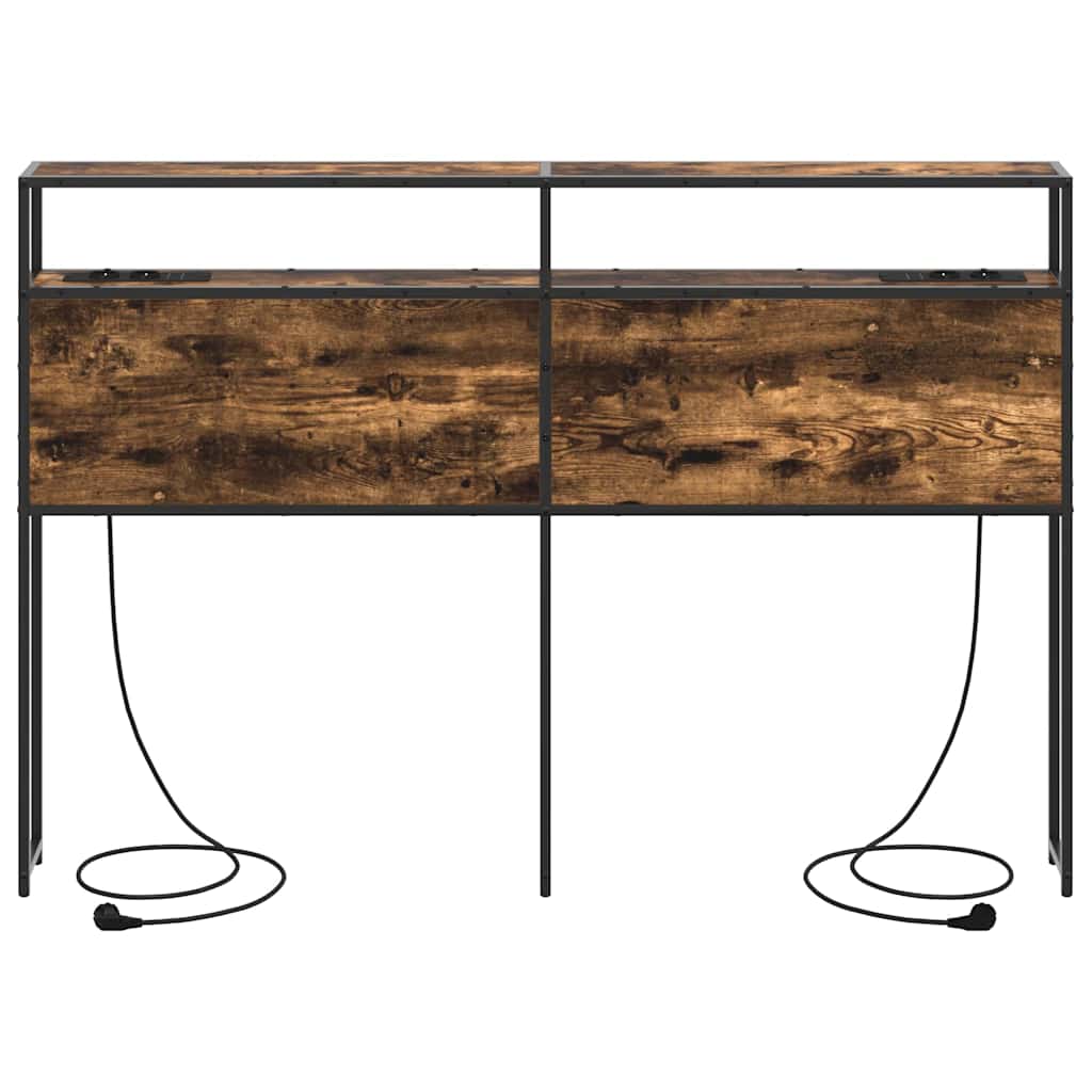 vidaXL Κεφαλάρι Αποθήκης Καπνιστή δρυς 150 cm Επεξεργασμένο ξύλο