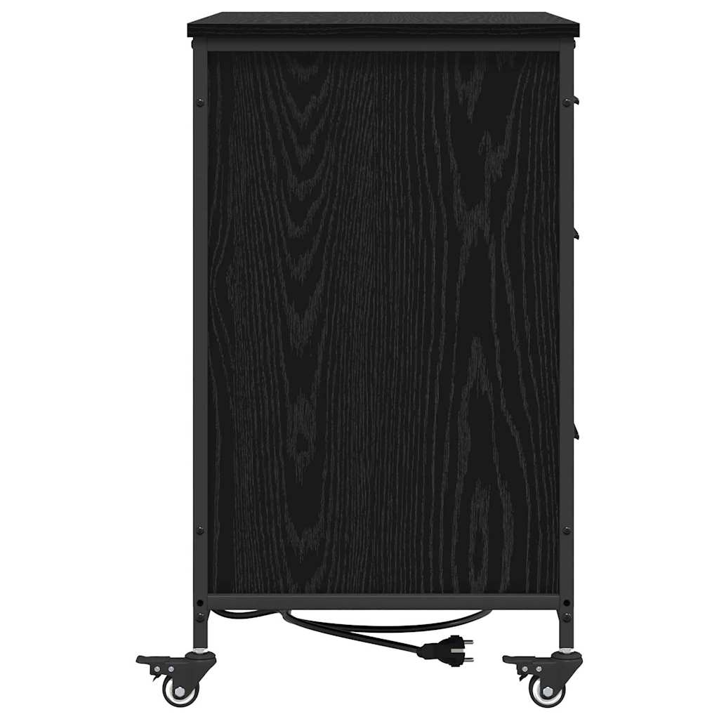 vidaXL Ντουλάπα με Σταθμό Φόρτισης 76 x 41 x 72 cm Επεξεργασμένο Ξύλο