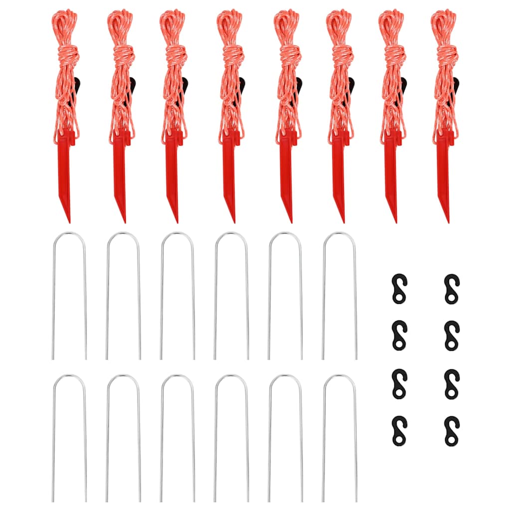 vidaXL Μπέιζμπολ & Σόφτμπολ Μαύρο 702 x 369,5 x 243,5 cm Πολυεστέρας