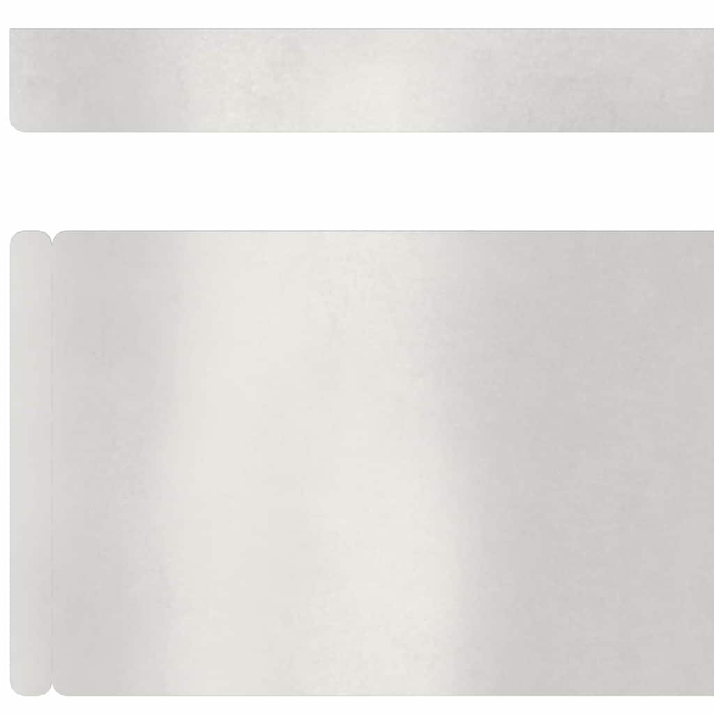 vidaXL Φράχτης Κήπου 4 pcs Ασημί 450 x 10 εκ Ανοξείδωτο ατσάλι