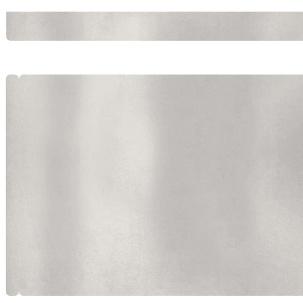 vidaXL Φράχτης Κήπου 4 pcs Ασημί 450 x 15 εκ Ανοξείδωτο ατσάλι