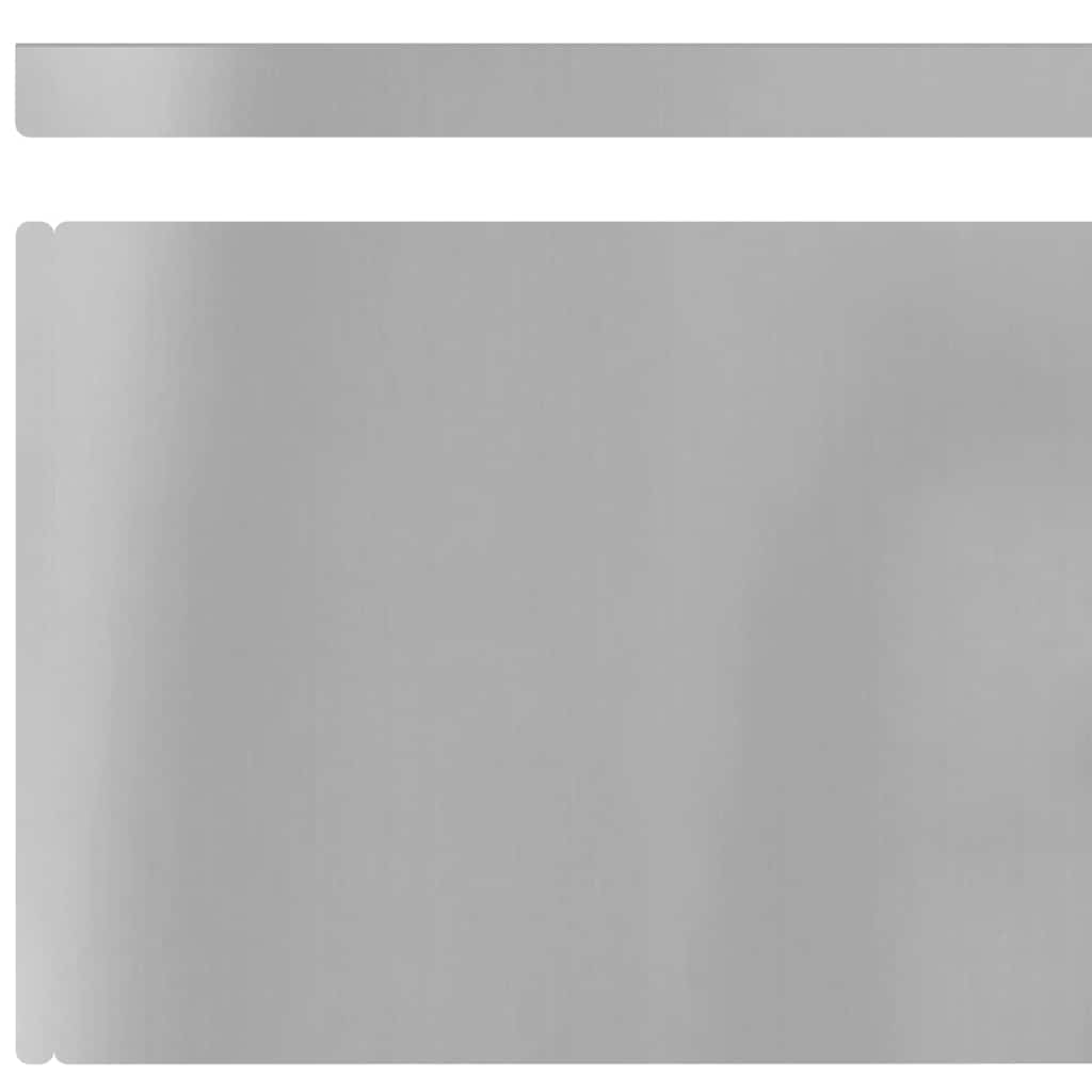 vidaXL Φράχτης Κήπου Ασημί 450 x 20 εκ Γαλβανισμένος χάλυβας