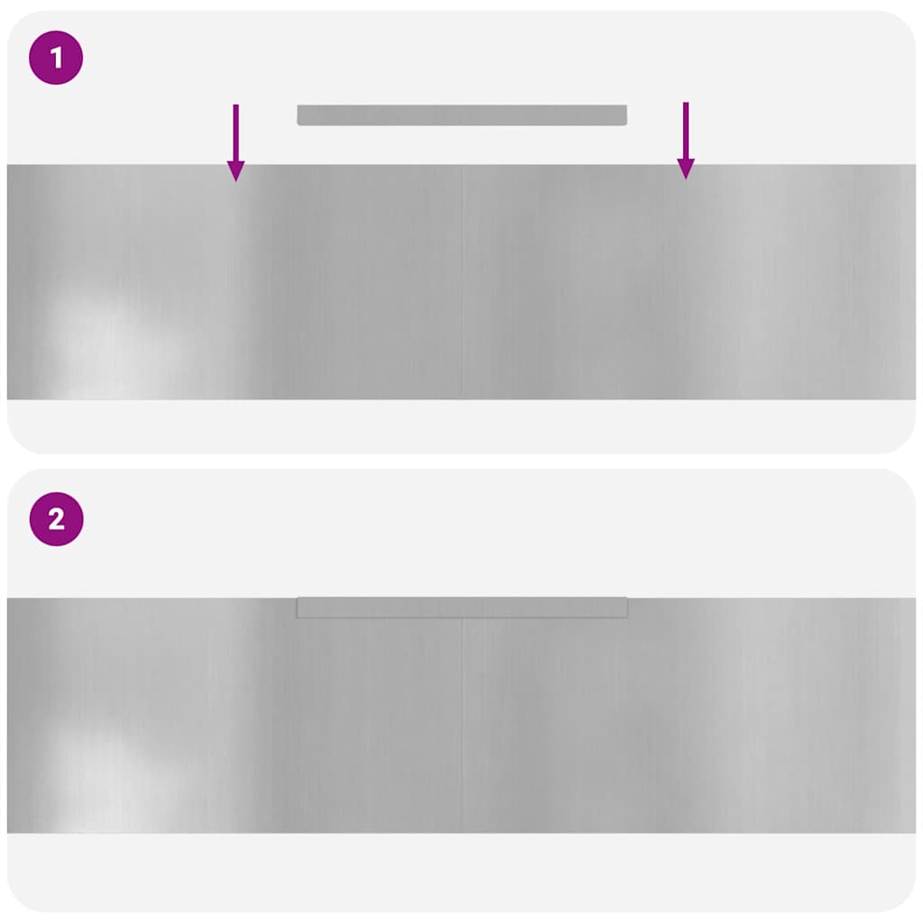 vidaXL Φράχτης Κήπου Ασημί 450 x 25 εκ Γαλβανισμένος χάλυβας