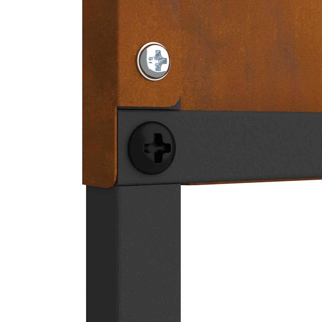 vidaXL Οθόνη Ιδιωτικότητας Κήπου Σκ rusty 32 χ 140 εκ