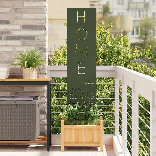 vidaXL Οθόνη Ιδιωτικότητας Κήπου Μαιανδρικό σχέδιο Λαδί 32 χ 140 εκ