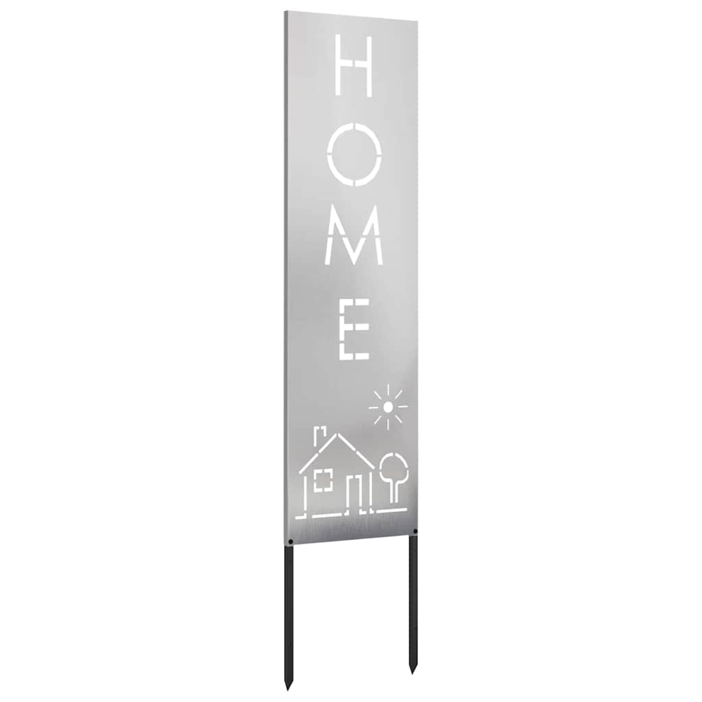 vidaXL Οθόνη Ιδιωτικότητας Κήπου Ασημί 32 χ 140 εκ Ανοξείδωτο ατσάλι