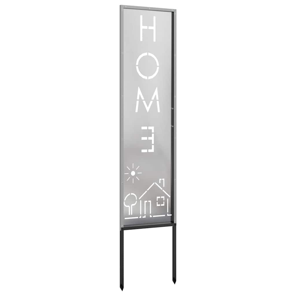 vidaXL Οθόνη Ιδιωτικότητας Κήπου Ασημί 32 χ 140 εκ Ανοξείδωτο ατσάλι