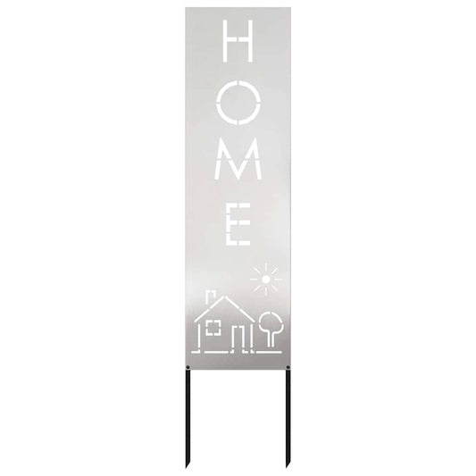 vidaXL Οθόνη Ιδιωτικότητας Κήπου Ασημί 32 χ 140 εκ Ανοξείδωτο ατσάλι