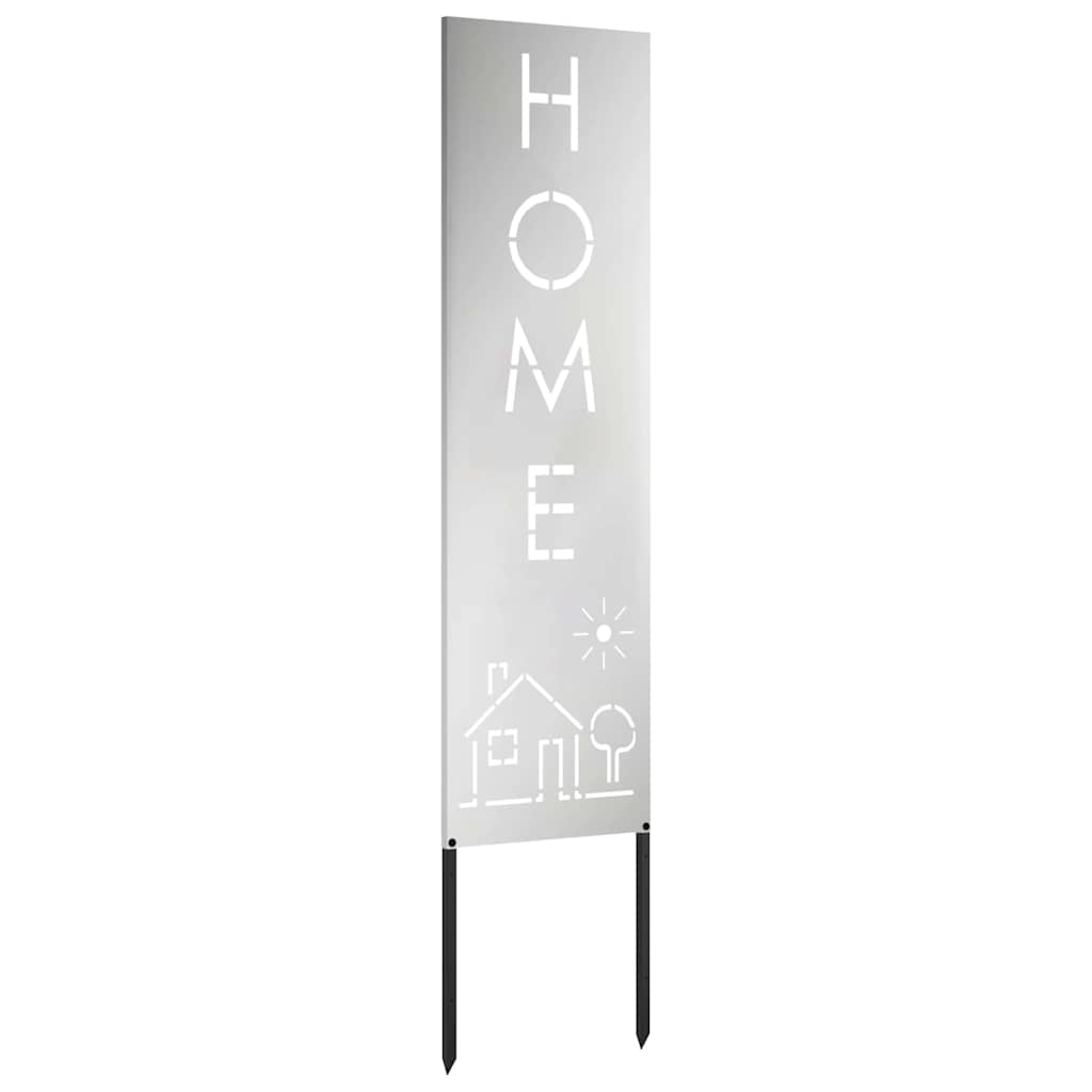 vidaXL Οθόνη Ιδιωτικότητας Κήπου Μαιανδρικό σχέδιο Ασημί 32 χ 140 εκ