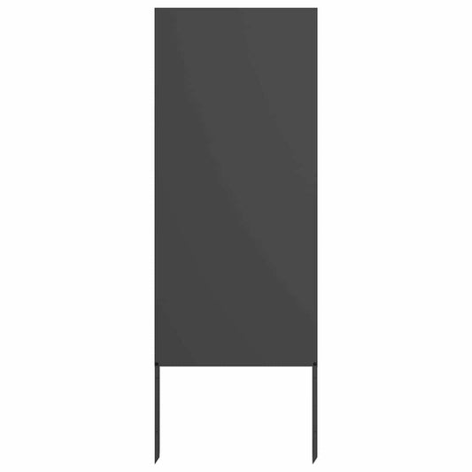 vidaXL Οθόνη Ιδιωτικότητας Κήπου Μαιανδρικό σχέδιο Μαύρο 50 x 140 εκ