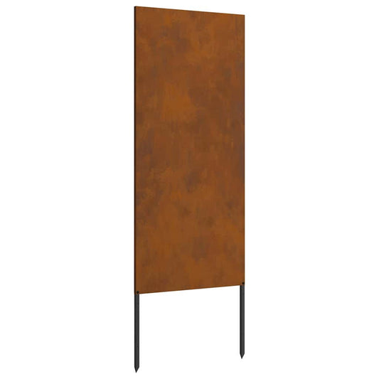 vidaXL Οθόνη Ιδιωτικότητας Κήπου Σκ rusty 50 x 140 εκ