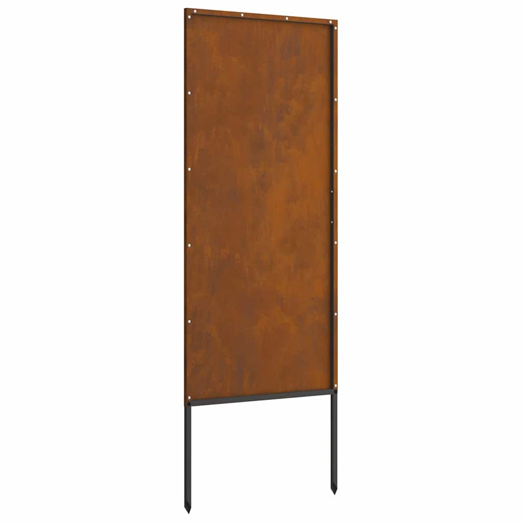 vidaXL Οθόνη Ιδιωτικότητας Κήπου Σκ rusty 50 x 140 εκ