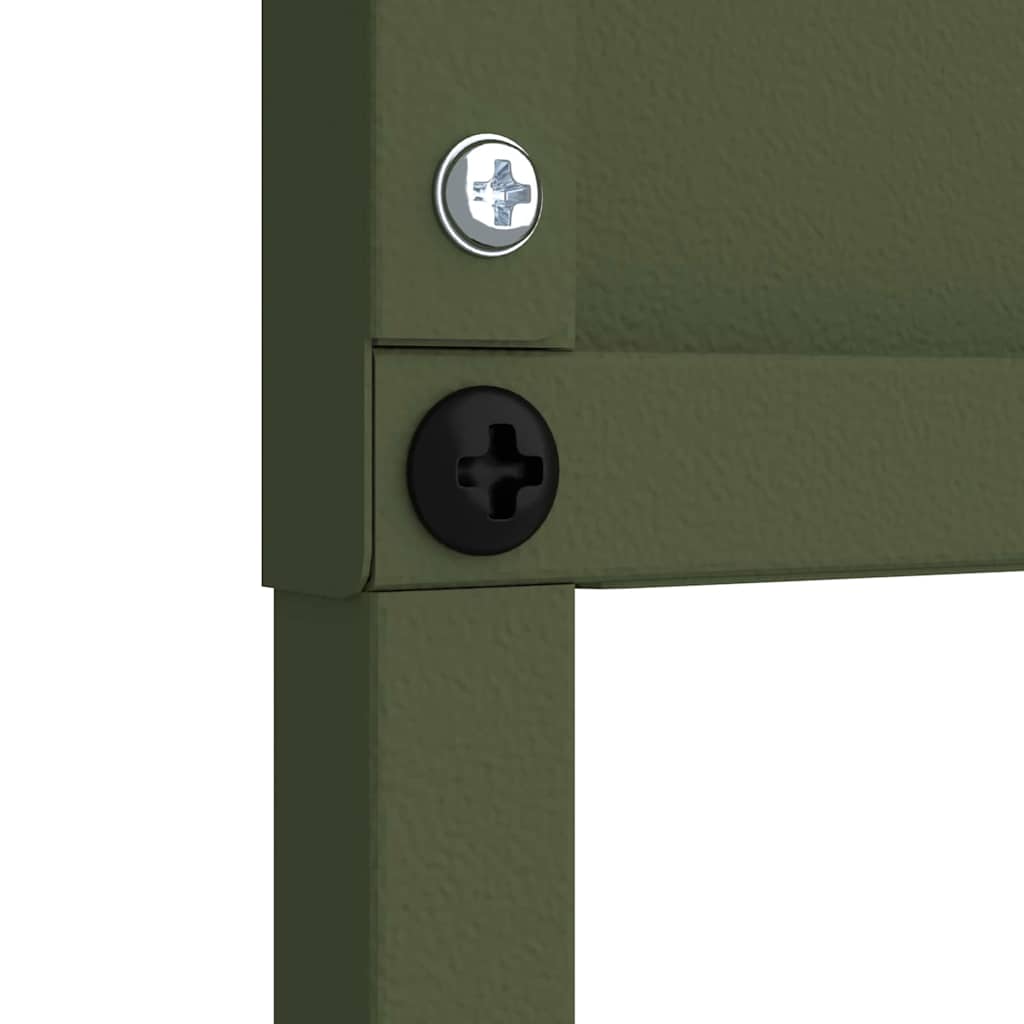 vidaXL Οθόνη Ιδιωτικότητας Κήπου Floral Λαδί 50 x 140 εκ