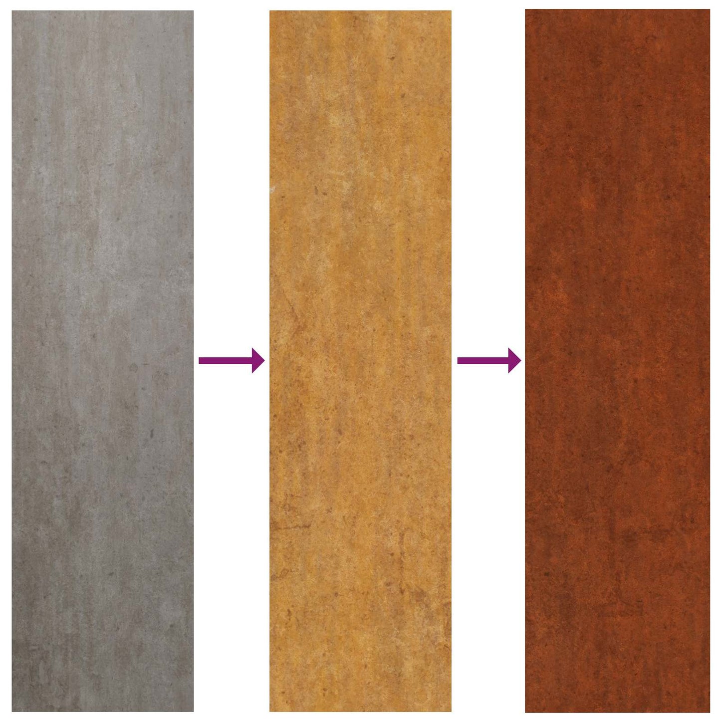 vidaXL Οθόνη Ιδιωτικότητας Κήπου Σκ rusty 50 x 140 εκ