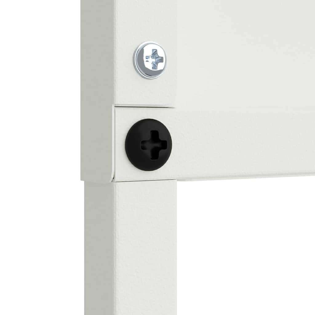 vidaXL Διακοσμητική Πλάκα Κήπου Λευκό 50 x 140 cm