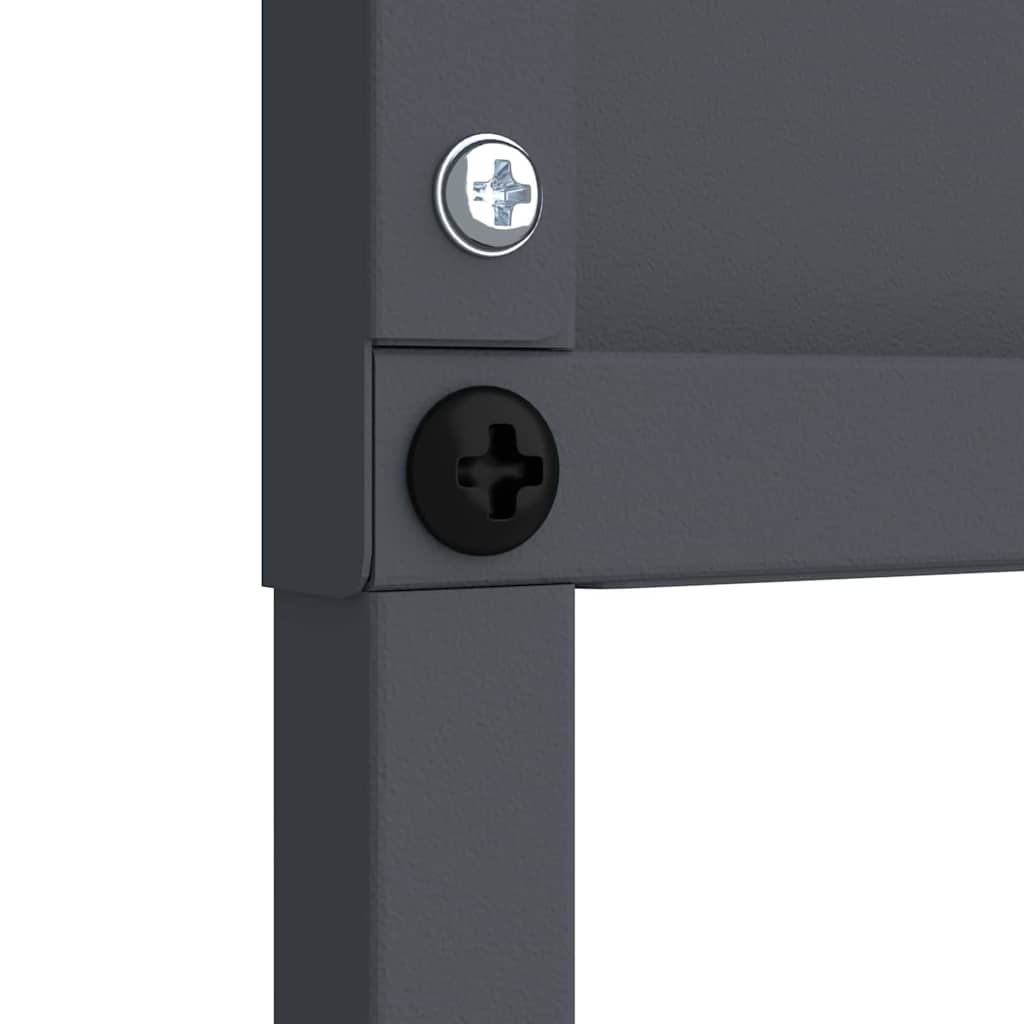 vidaXL Οθόνη Ιδιωτικότητας Κήπου Animal Print Ανθρακί 50 x 140 εκ