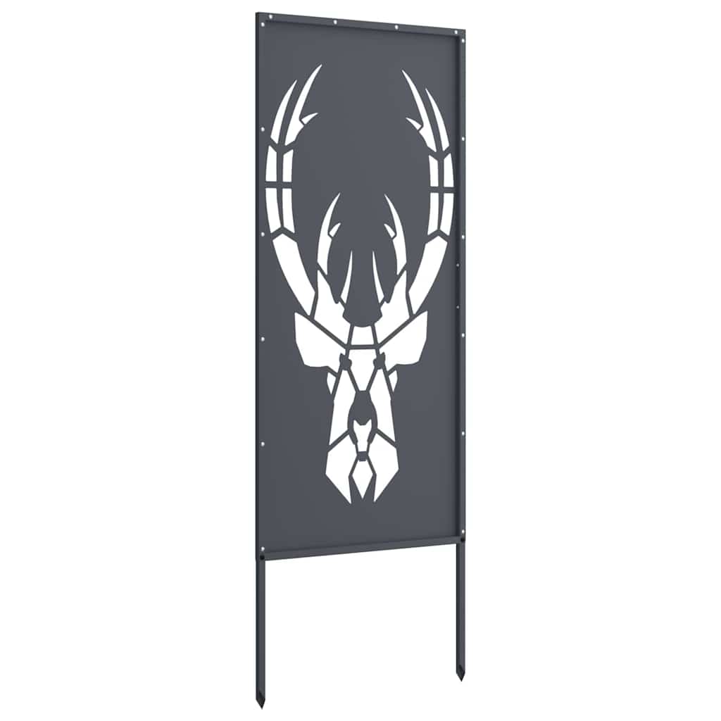 vidaXL Οθόνη Ιδιωτικότητας Κήπου Animal Print Ανθρακί 50 x 140 εκ