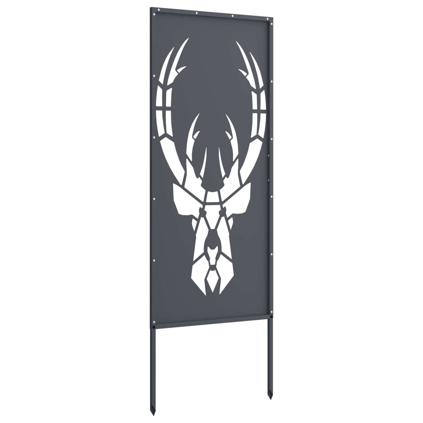 vidaXL Οθόνη Ιδιωτικότητας Κήπου Animal Print Ανθρακί 50 x 140 εκ