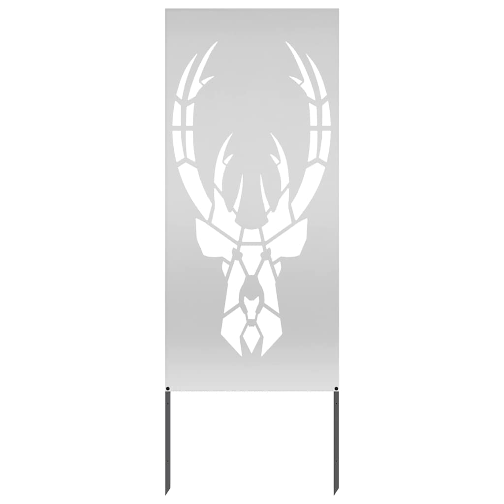 vidaXL Οθόνη Ιδιωτικότητας Κήπου Animal Print Ασημί 50 x 140 εκ