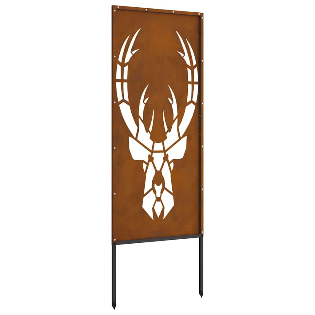 vidaXL Οθόνη Ιδιωτικότητας Κήπου Animal Print Σκ rusty 50 x 140 εκ