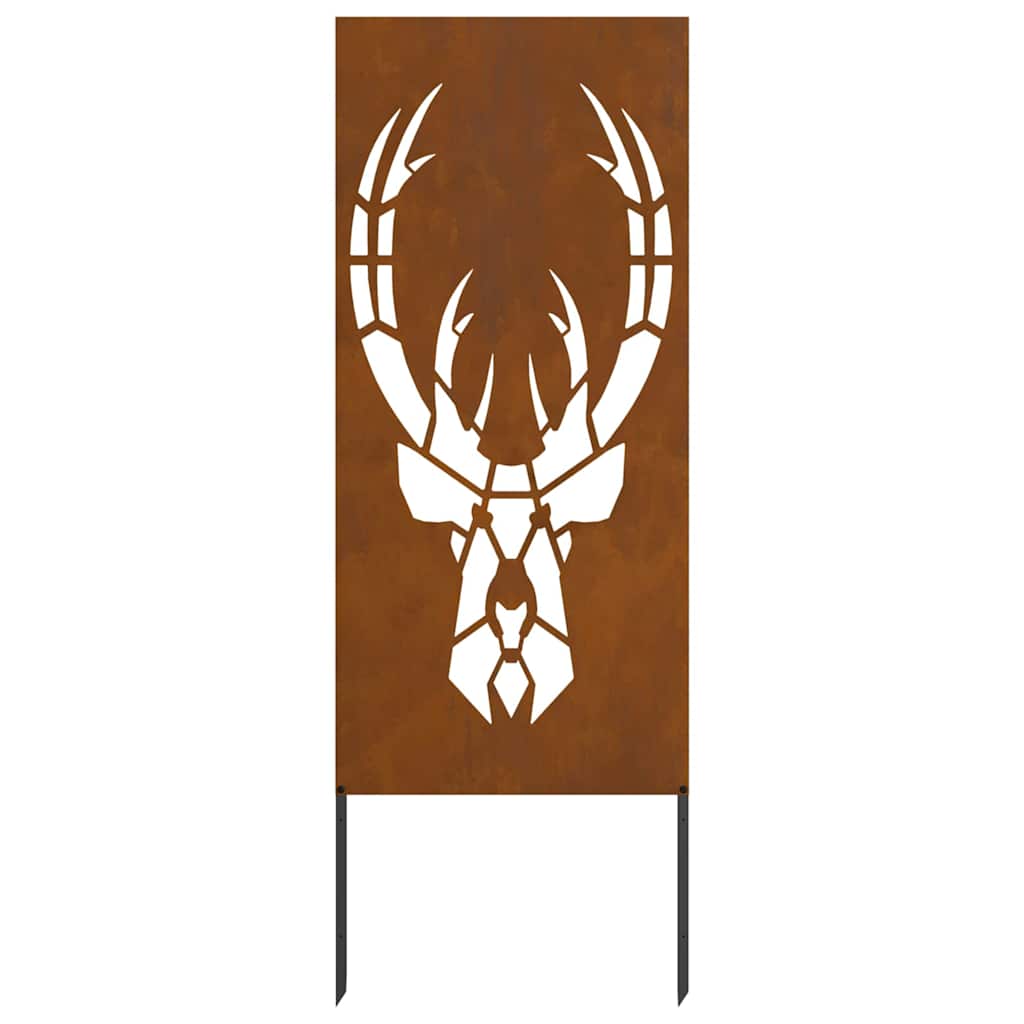 vidaXL Οθόνη Ιδιωτικότητας Κήπου Animal Print Σκ rusty 50 x 140 εκ