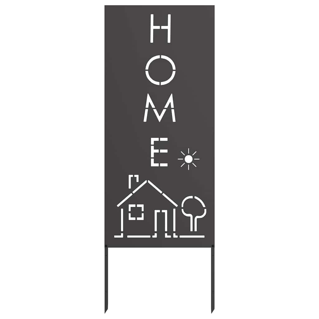 vidaXL Οθόνη Ιδιωτικότητας Κήπου Μαιανδρικό σχέδιο Μαύρο 50 x 140 εκ