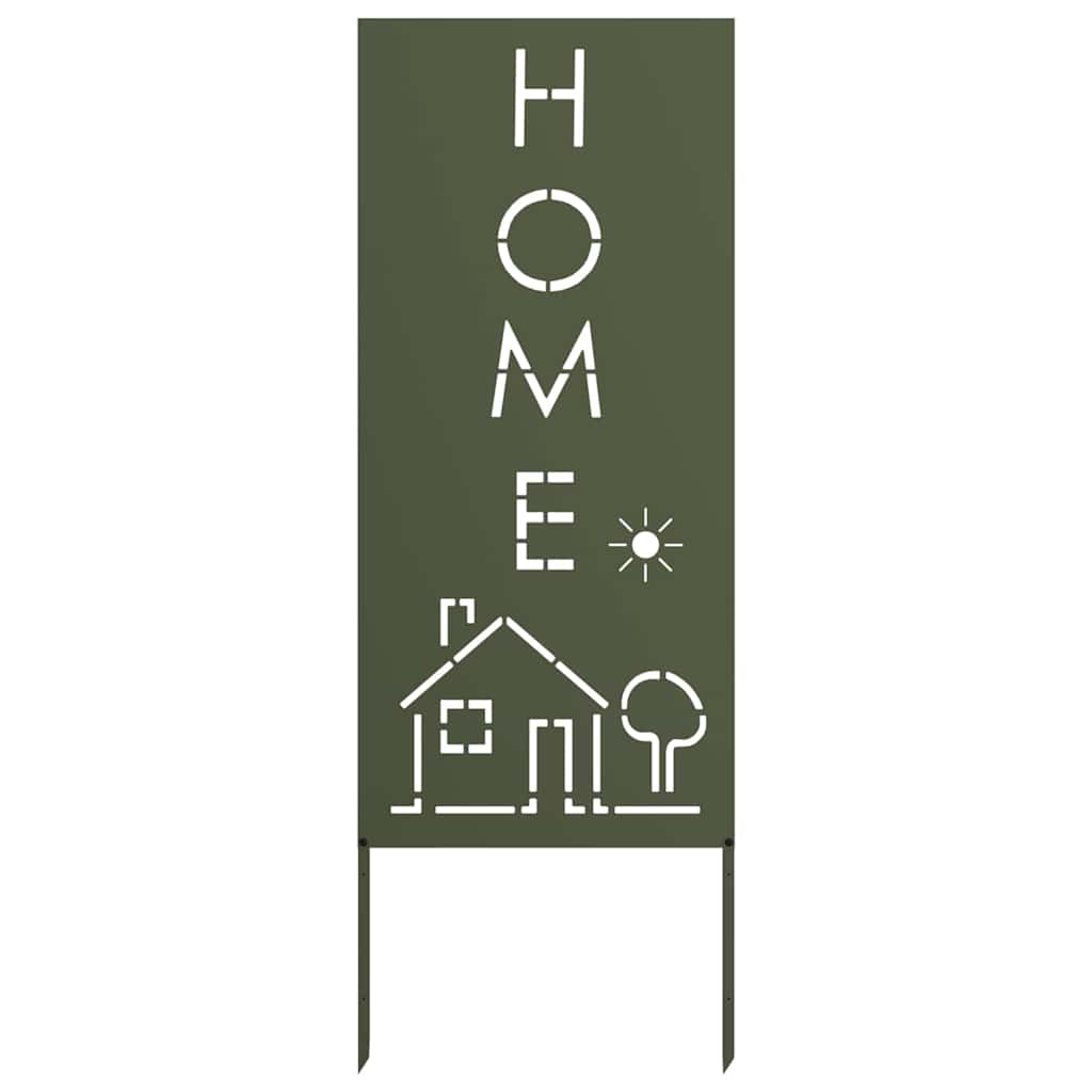 vidaXL Οθόνη Ιδιωτικότητας Κήπου Μαιανδρικό σχέδιο Λαδί 50 x 140 εκ