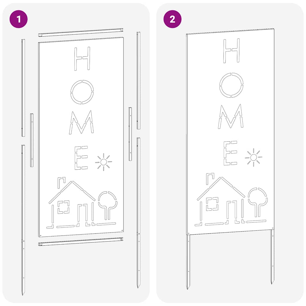 vidaXL Οθόνη Ιδιωτικότητας Κήπου Ασημί 50 x 140 εκ Ανοξείδωτο ατσάλι