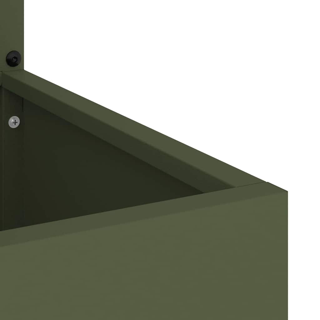 vidaXL Οθόνη Ιδιωτικότητας Κήπου Μαιανδρικό σχέδιο Λαδί 32 x 140 εκ.