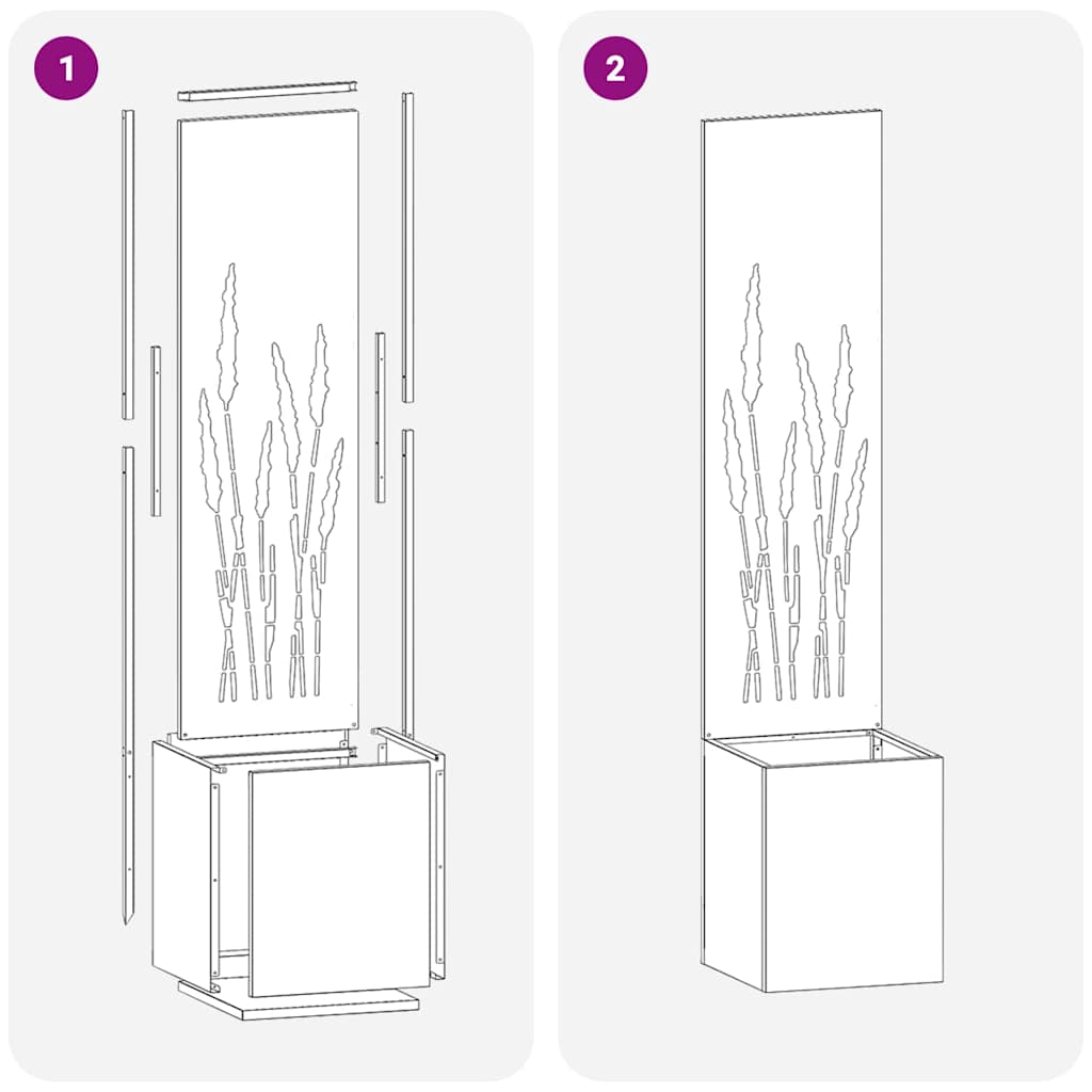 vidaXL Οθόνη Ιδιωτικότητας Κήπου Ανθρακί 32 x 140 εκ.