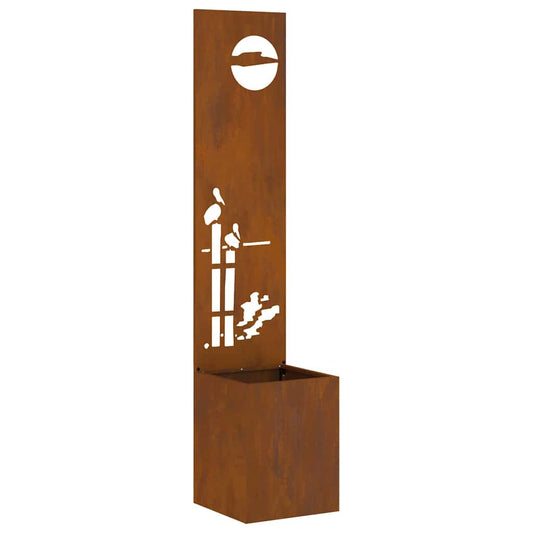 vidaXL Οθόνη Ιδιωτικότητας Κήπου Σκ rusty 32 x 140 εκ.