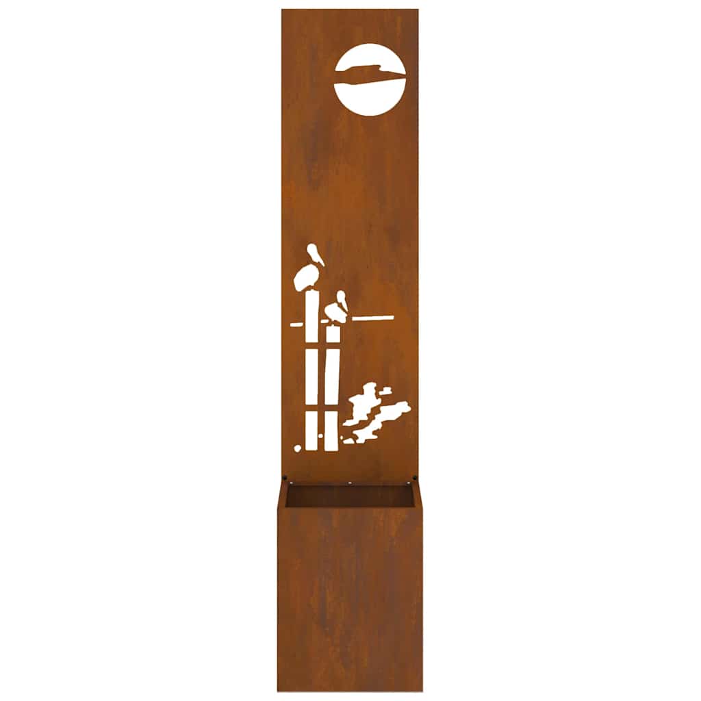 vidaXL Οθόνη Ιδιωτικότητας Κήπου Σκ rusty 32 x 140 εκ.