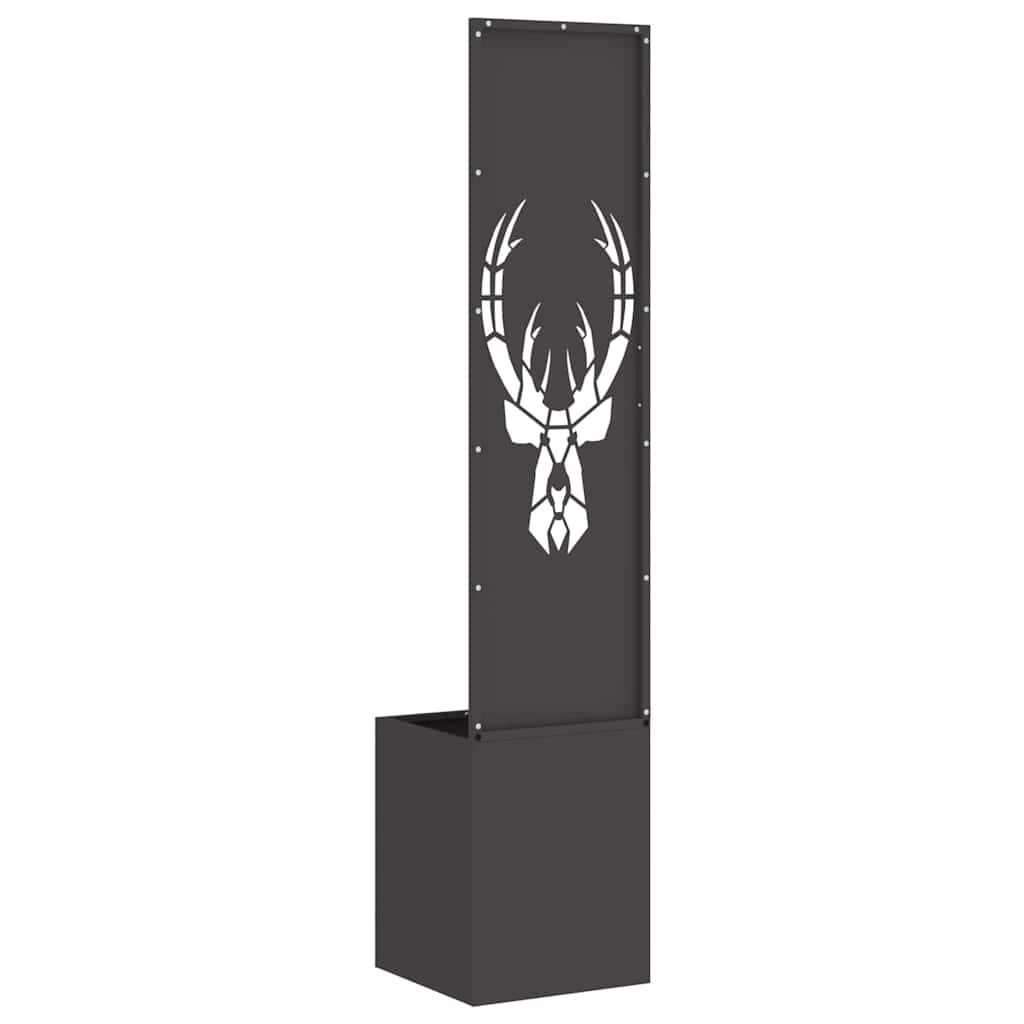 vidaXL Οθόνη Ιδιωτικότητας Κήπου Animal Print Μαύρο 32 x 140 εκ.