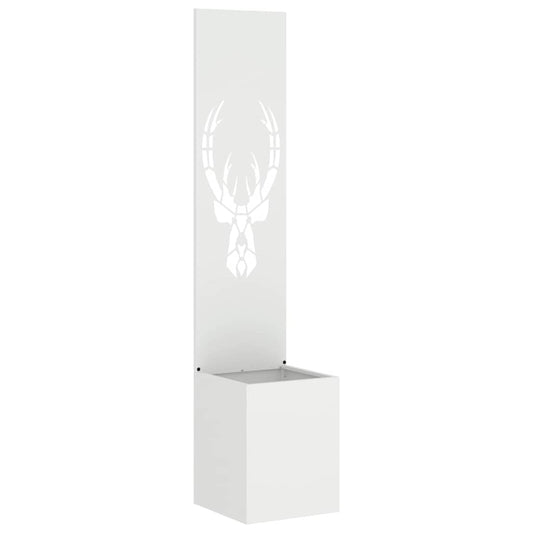 vidaXL Οθόνη Ιδιωτικότητας Κήπου Animal Print Λευκό 32 x 140 εκ.