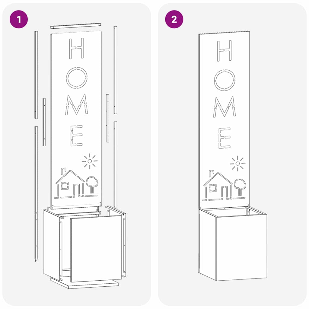 vidaXL Οθόνη Ιδιωτικότητας Κήπου Ανθρακί 32 x 140 εκ.