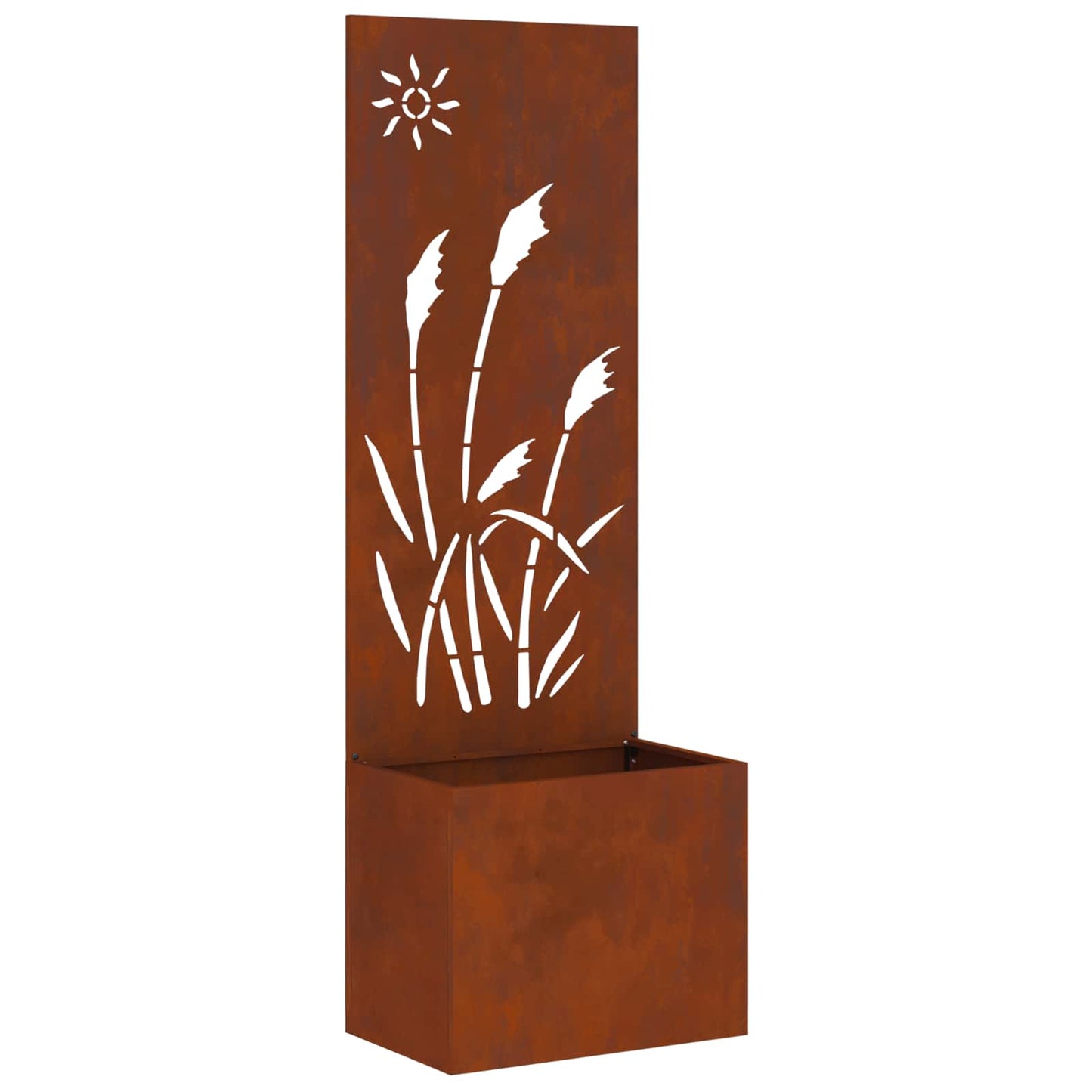 vidaXL Οθόνη Ιδιωτικότητας Κήπου Σκ rusty 50 x 32 x 150 εκ