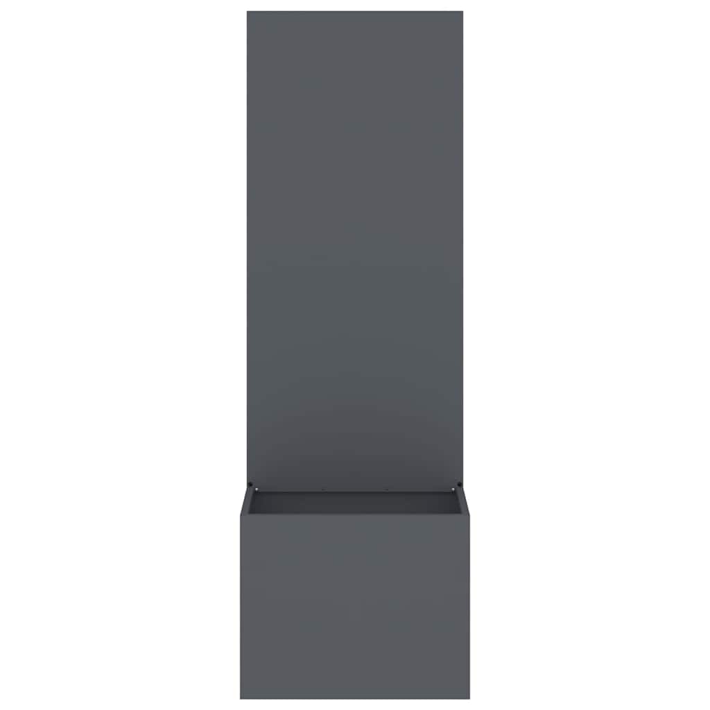 vidaXL Οθόνη Ιδιωτικότητας Κήπου Μαιανδρικό σχέδιο Ανθρακί 50 x 140 cm