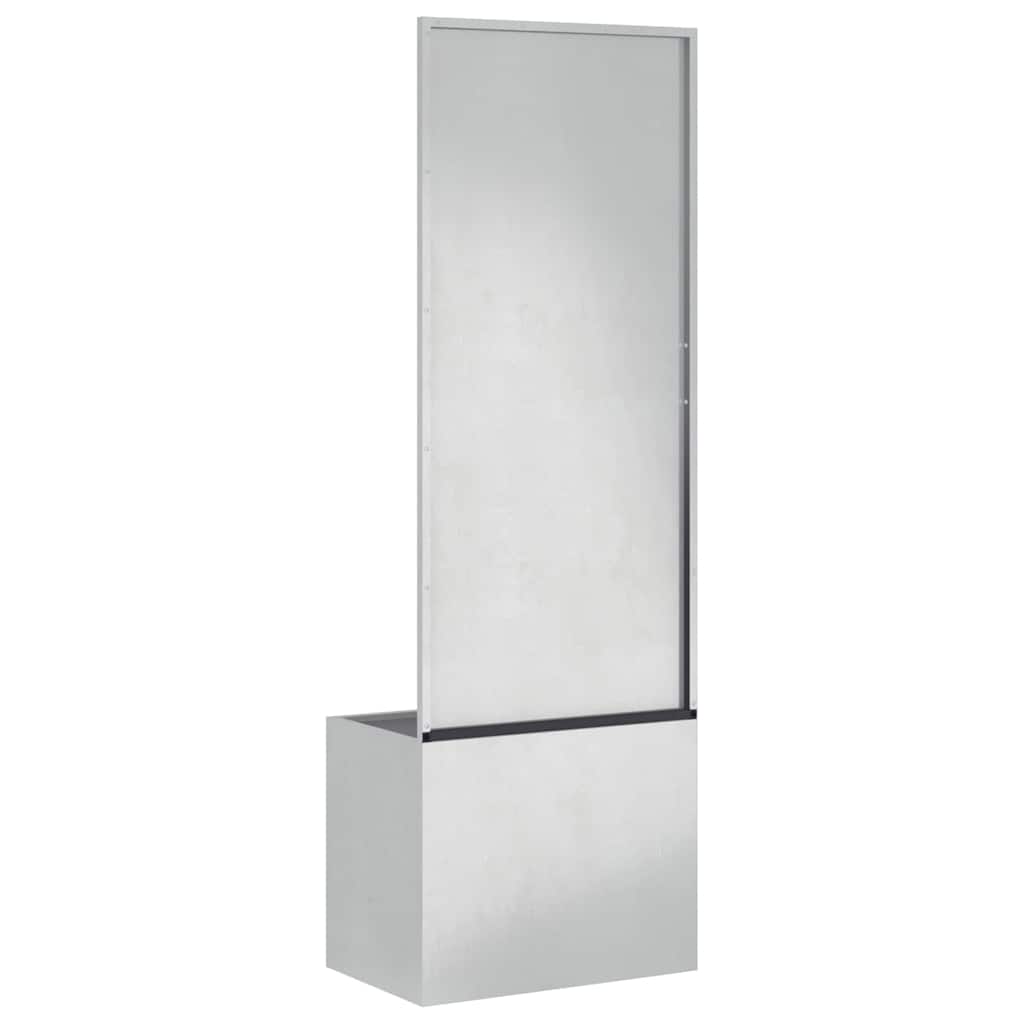 vidaXL Οθόνη Ιδιωτικότητας Κήπου Ασημί 50 x 140 cm Ανοξείδωτο ατσάλι