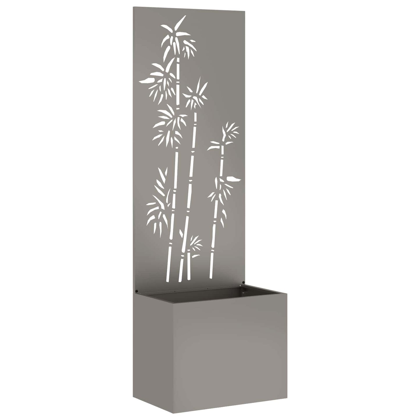 vidaXL Οθόνη Ιδιωτικότητας Κήπου Floral Σκ rusty 50 x 32 x 150 εκ