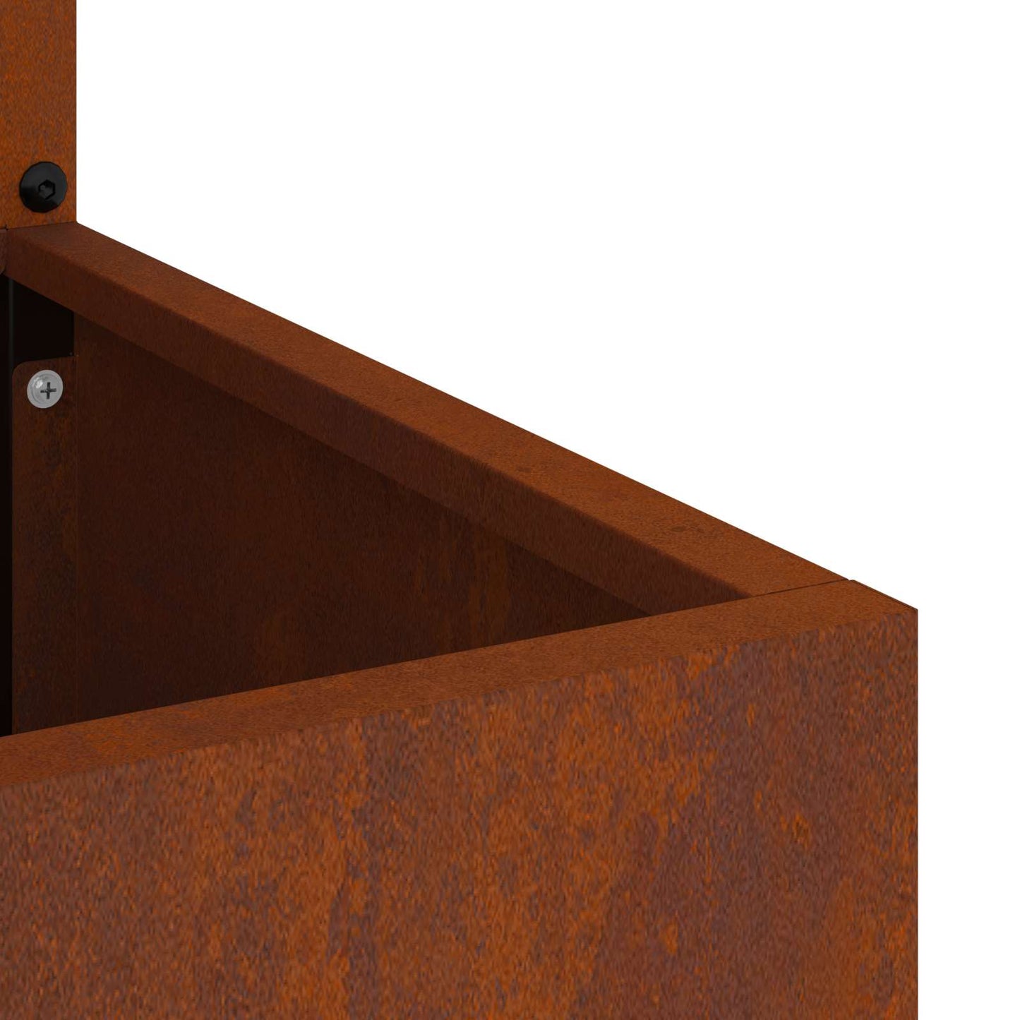 vidaXL Οθόνη Ιδιωτικότητας Κήπου Σκ rusty 50 x 32 x 150 εκ