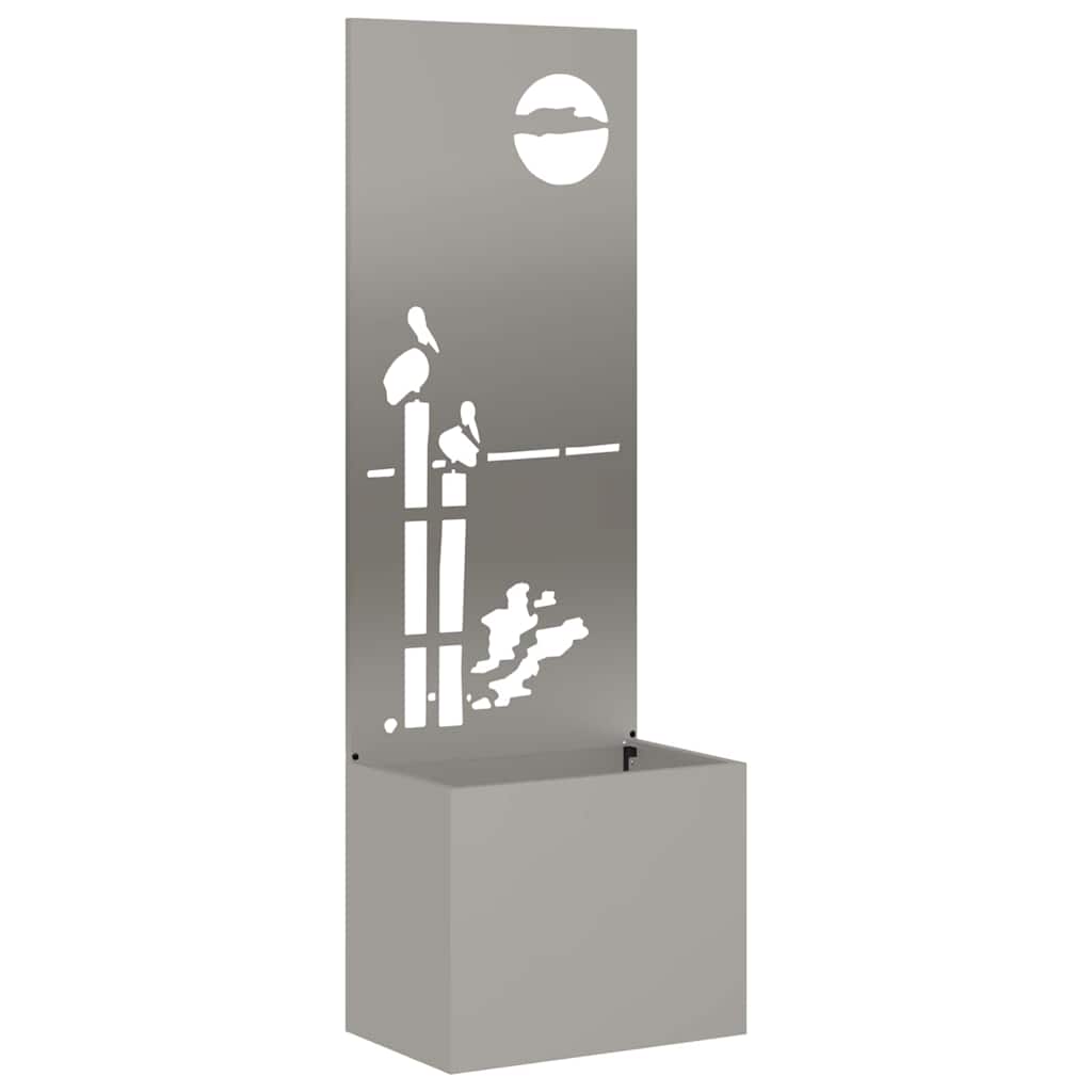 vidaXL Οθόνη Ιδιωτικότητας Κήπου Σκ rusty 50 x 140 cm