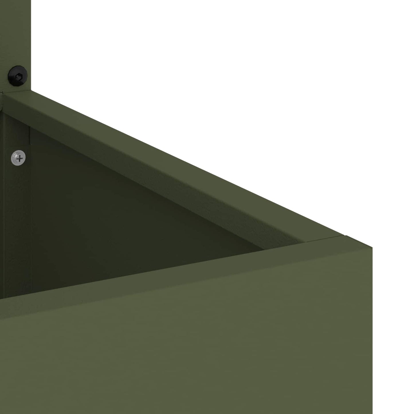 vidaXL Οθόνη Ιδιωτικότητας Κήπου Floral Λαδί 50 x 140 cm