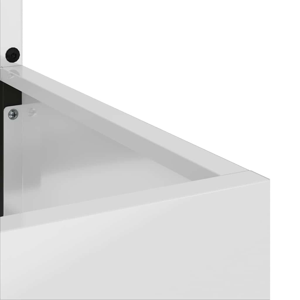 vidaXL Οθόνη Ιδιωτικότητας Κήπου Floral Ασημί 50 x 140 cm