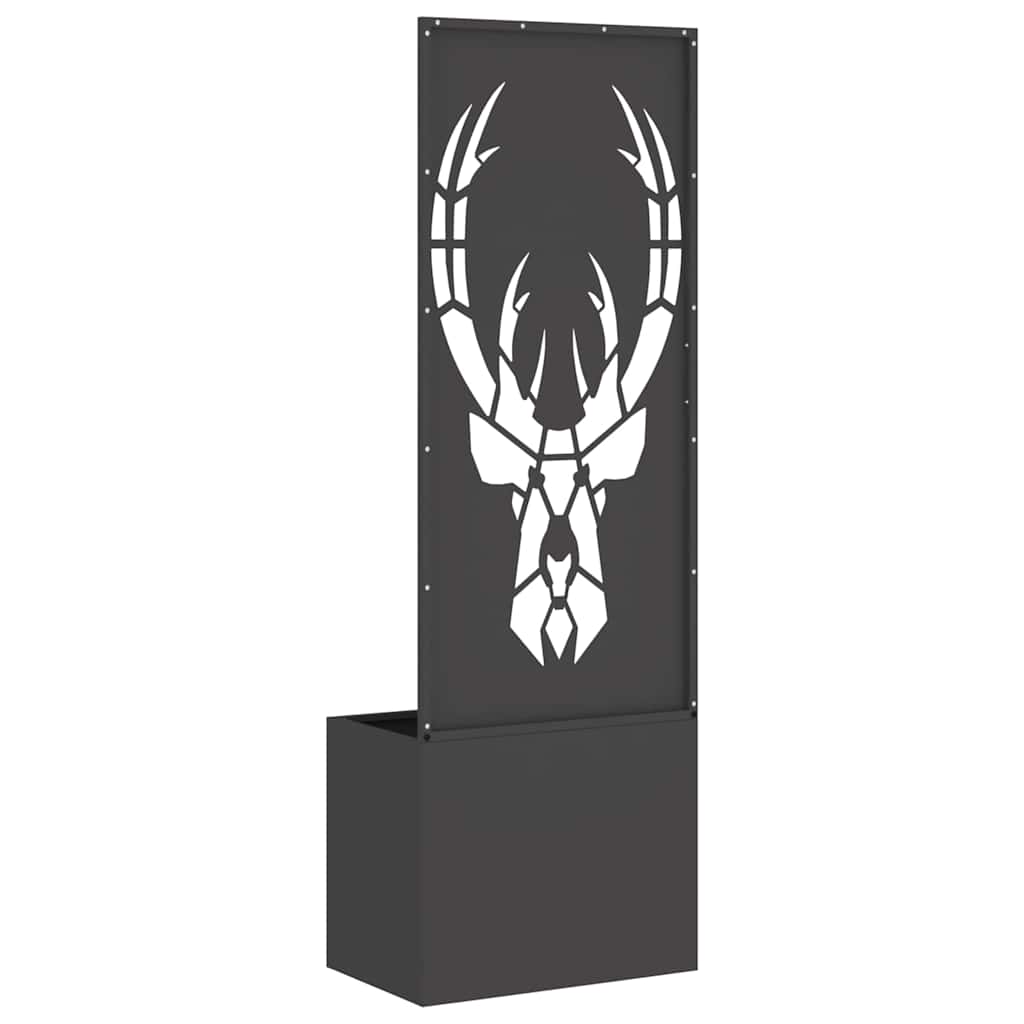 vidaXL Οθόνη Ιδιωτικότητας Κήπου Animal Print Μαύρο 50 x 140 cm