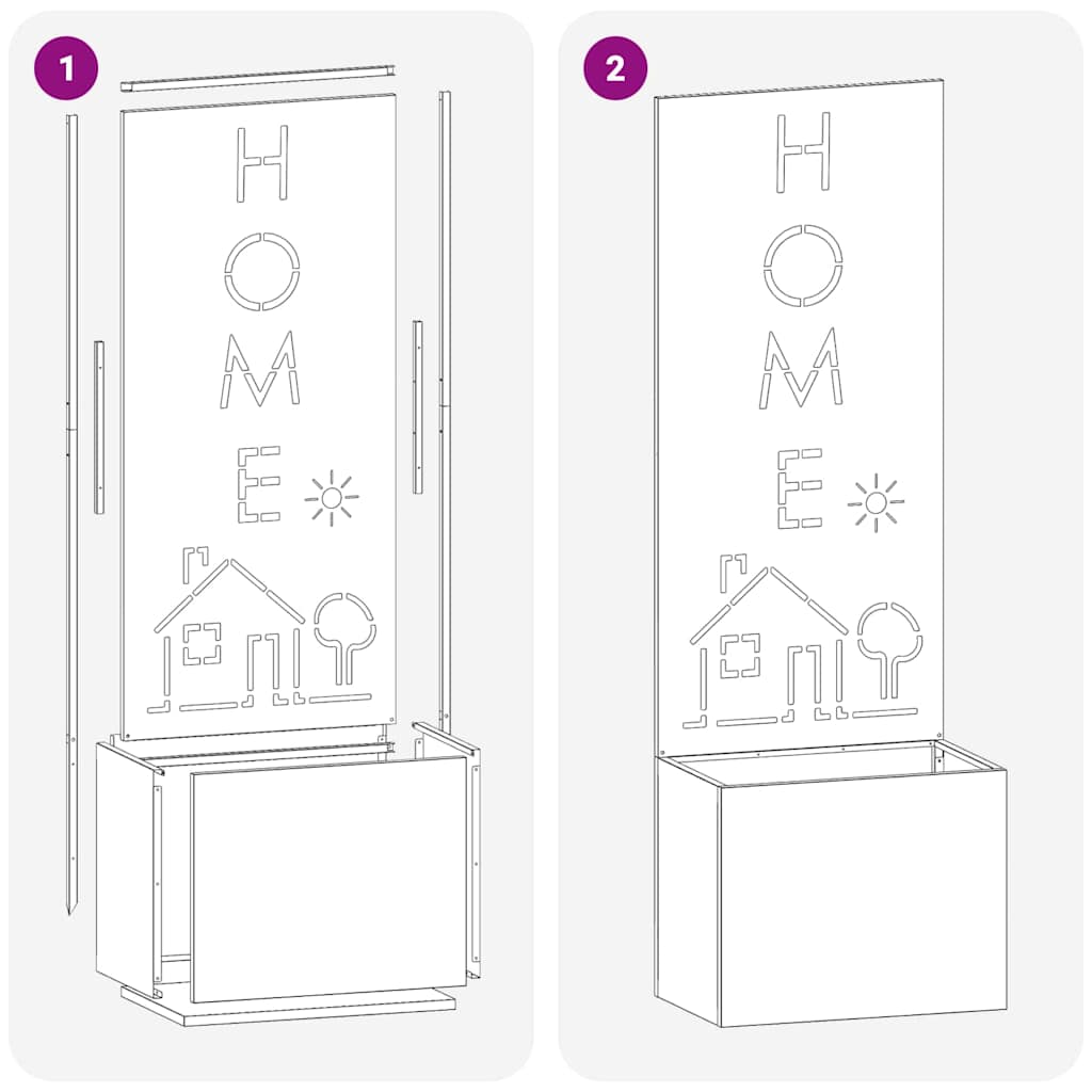 vidaXL Οθόνη Ιδιωτικότητας Κήπου Μαιανδρικό σχέδιο Ασημί 50 x 140 cm